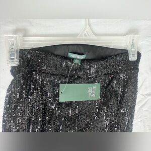 Wild Fable Black Sequin Mini Skirt